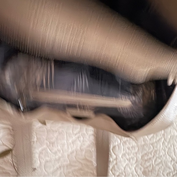 Lug Tempo XL Vegan Leather Quilted Tote in Tan - Picture 5 of 10